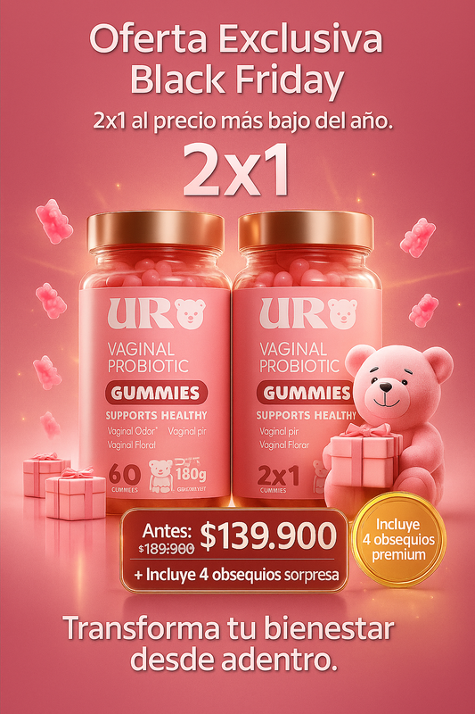 URO Gummies Envase Original 🇺🇸de 60 + 2 Obsequios Gratis🐻
